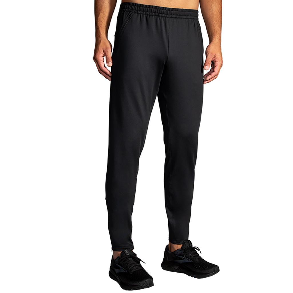 Brooks Spartan Pant 2.0 — Black — Size Large — Front View