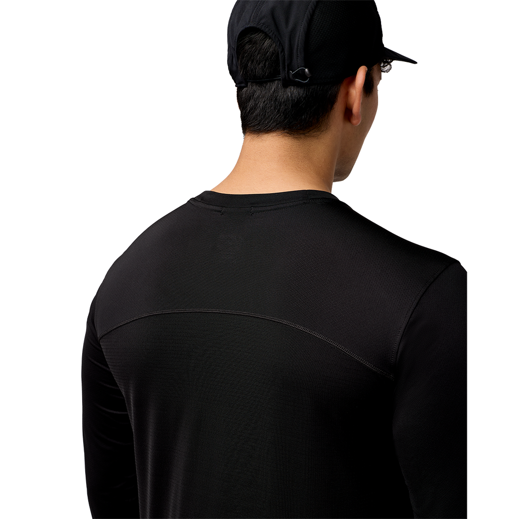 Brooks Atmosphere Long Sleeve 3.0 — Shocking Orange — Size Small — Back View