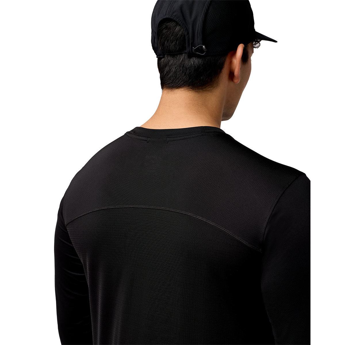 Brooks Atmosphere Long Sleeve 3.0 — Shocking Orange — Size Small — Back View