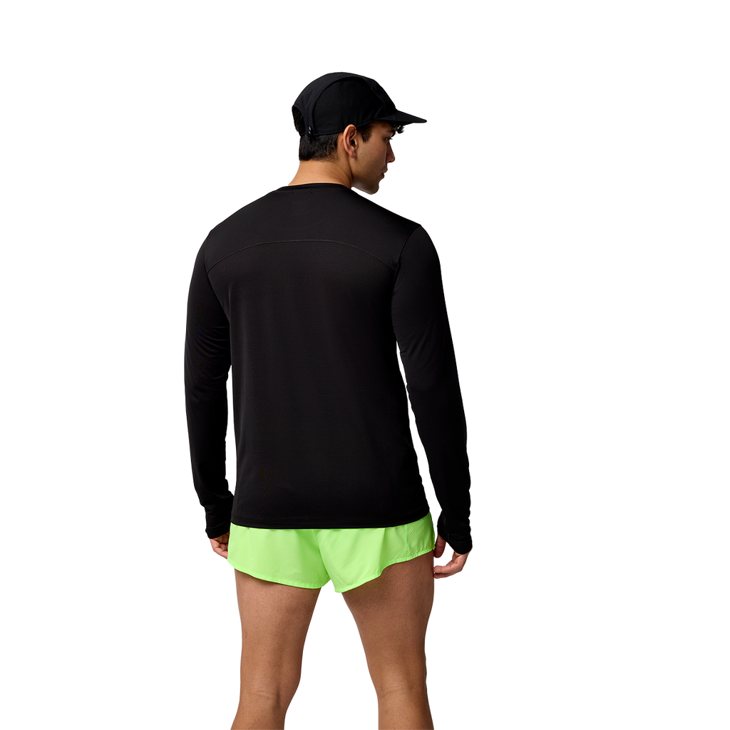 Brooks Atmosphere Long Sleeve 3.0 — Shocking Orange — Size Small — Side View