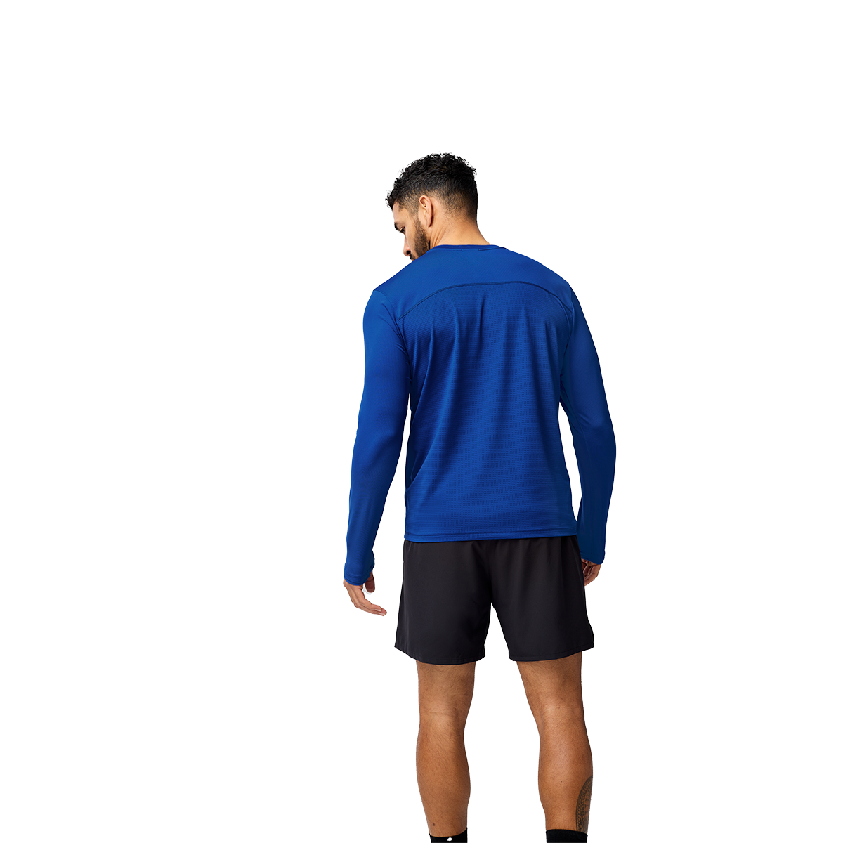Brooks Atmosphere Long Sleeve 3.0 — Shocking Orange — Size Small — Lifestyle View