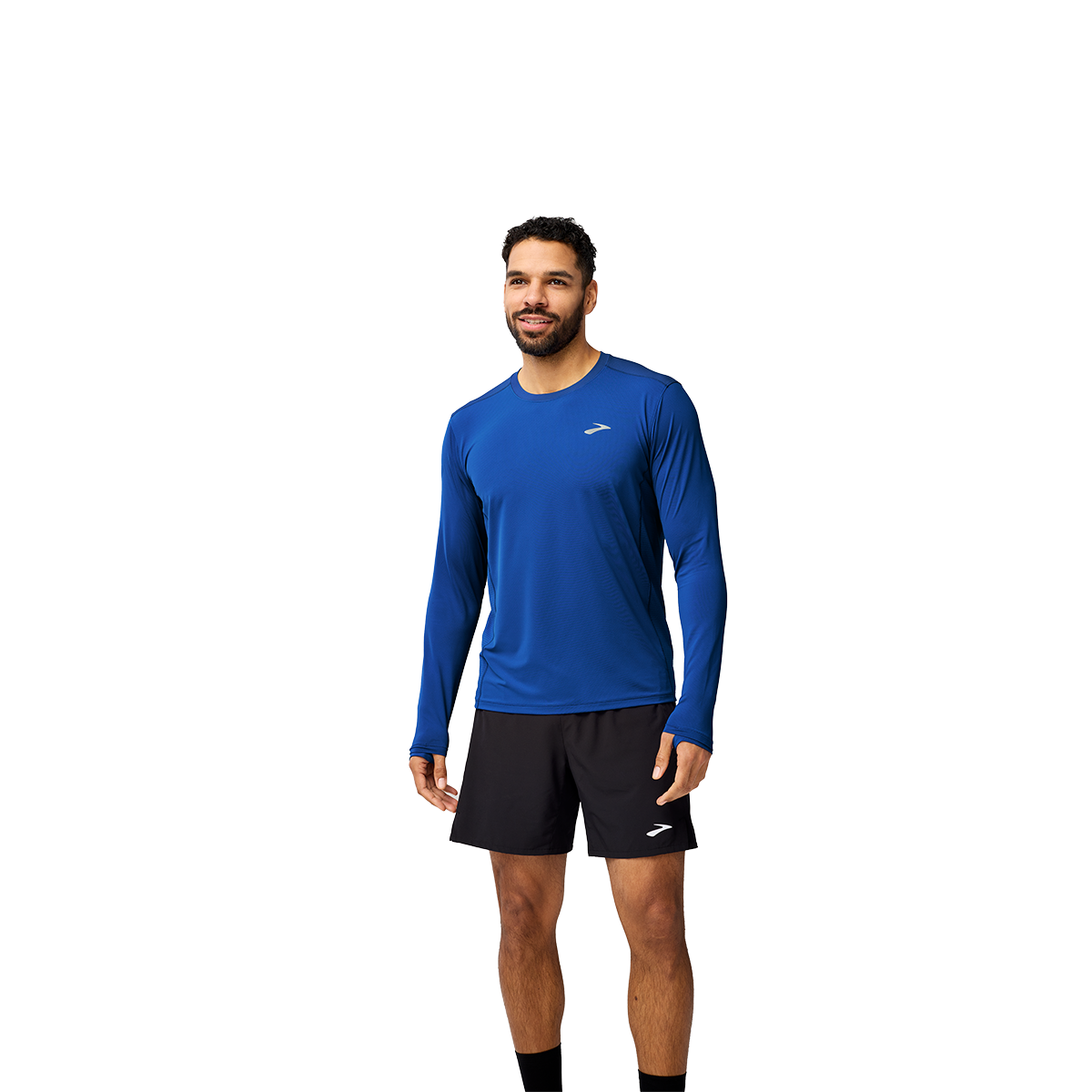 Brooks Atmosphere Long Sleeve 3.0 — Shocking Orange — Size Small — Detail View