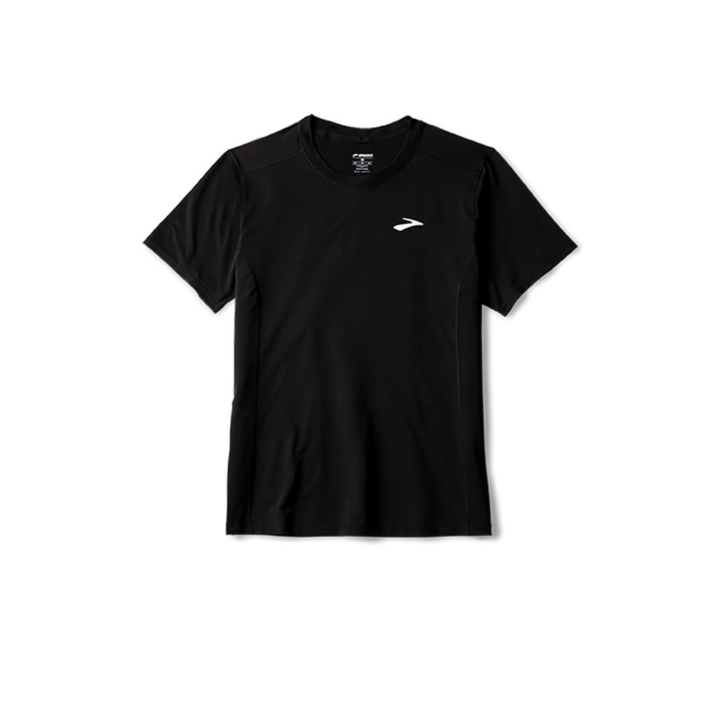 Brooks Atmosphere Short Sleeve 3.0 — Setting Stripe — Size Small — Top View
