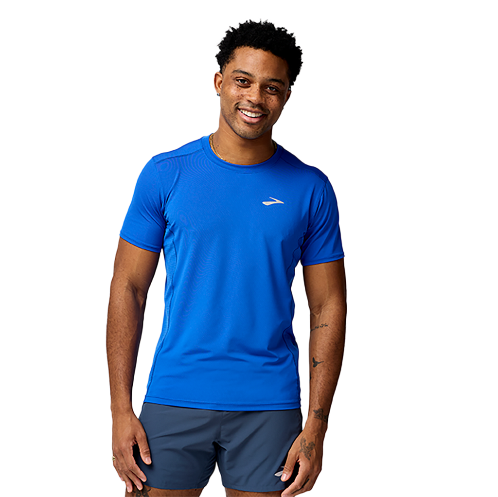 Brooks Atmosphere Short Sleeve 3.0 — Setting Stripe — Size Small — Alternate View 7