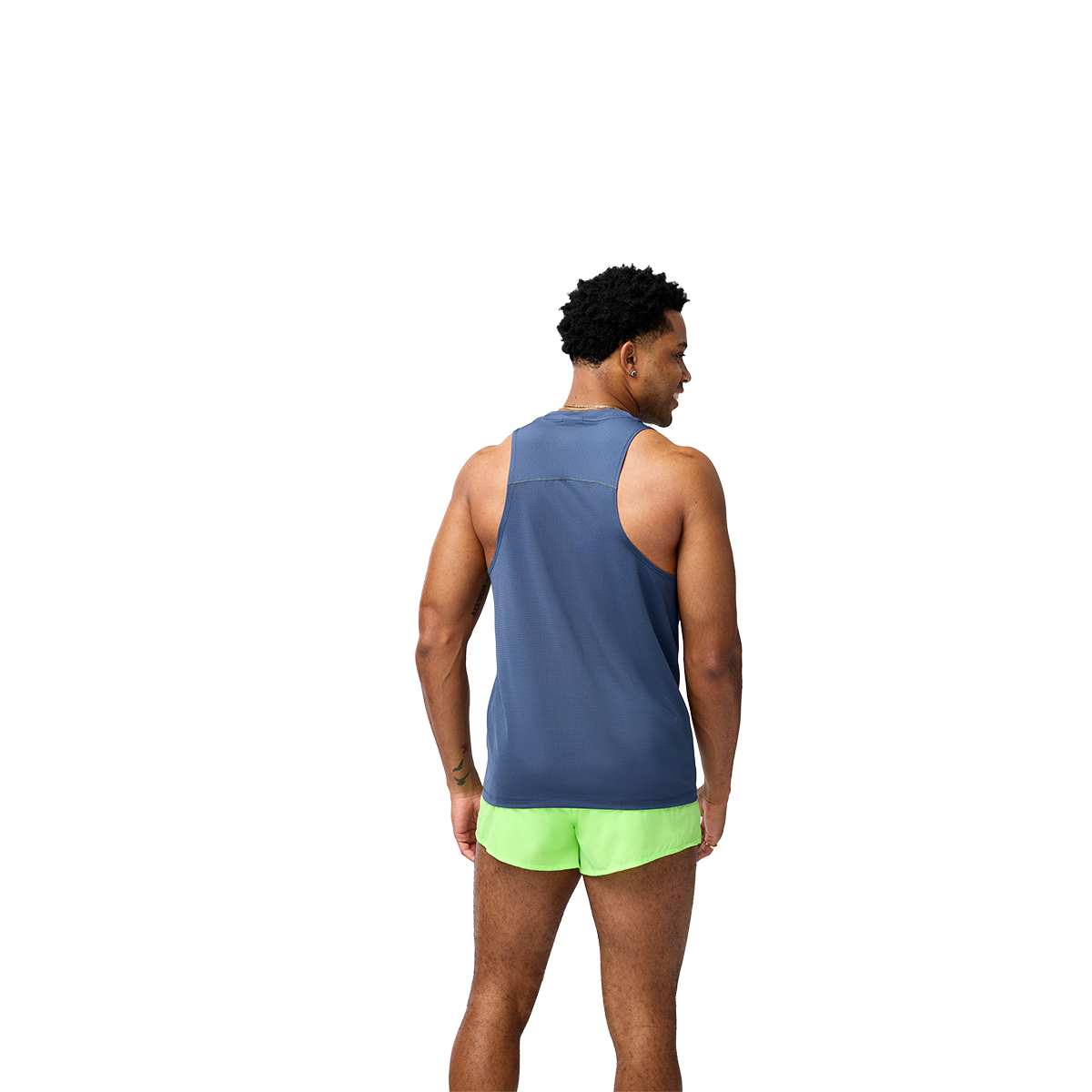 Brooks Atmosphere Singlet 3.0 — Setting Stripe — Size Small — Side View