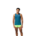 Brooks Atmosphere Singlet 3.0 — Setting Stripe — Size Small — Front View
