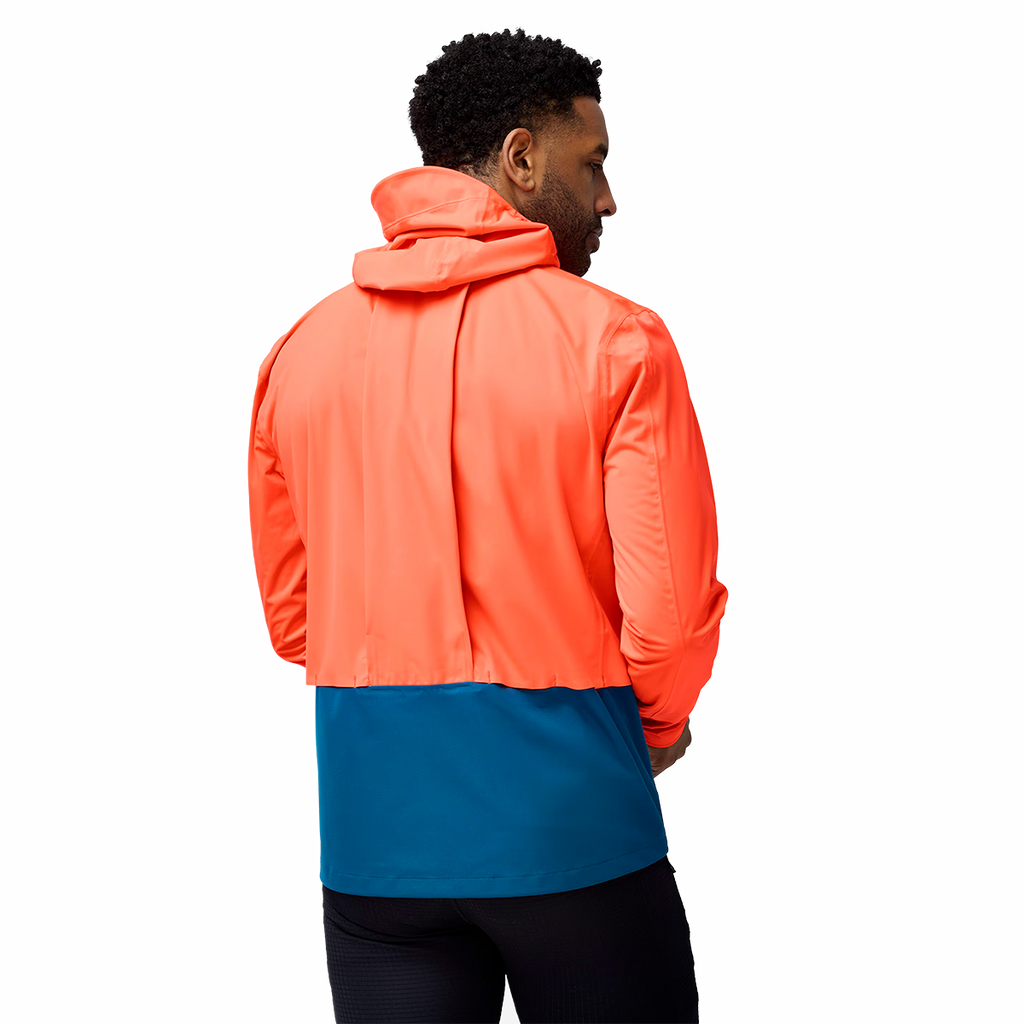 Brooks High Point Waterproof Jacket 2 — Atomic Blue — Size XSmall — Back View