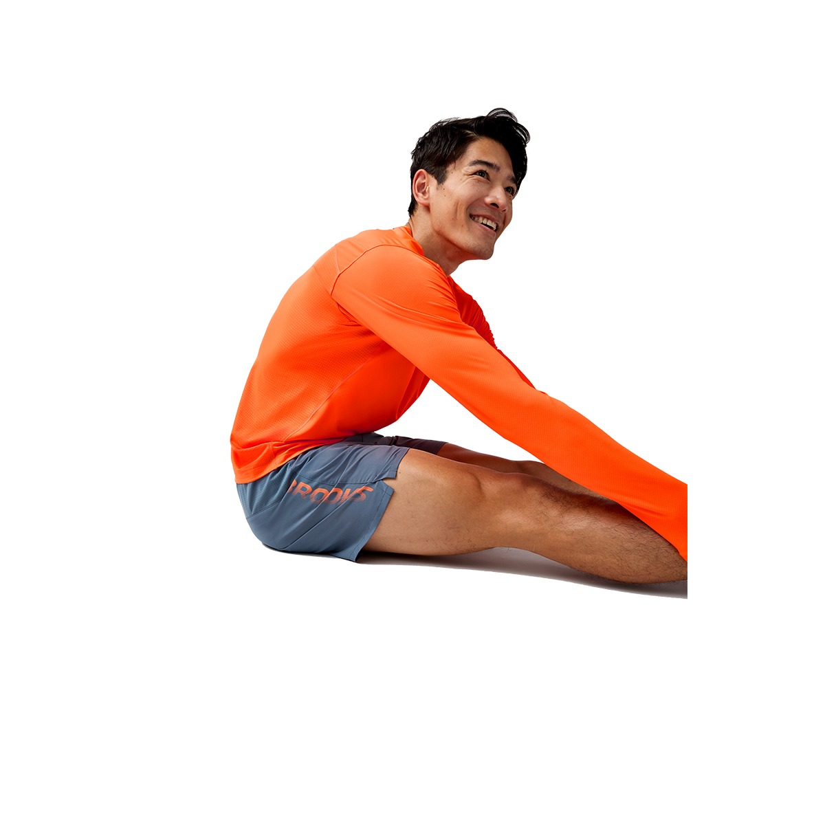 Brooks Journey 5" Short — Strider — Size Small — Top View