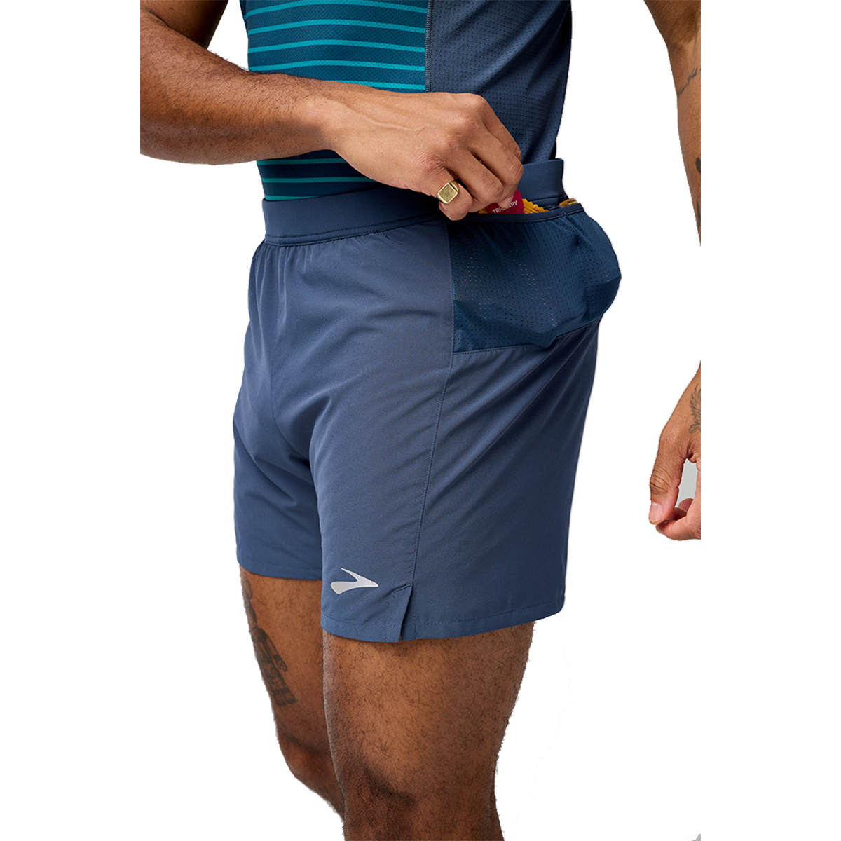 Brooks Journey 5" Short — Strider — Size Small — Alternate View 8