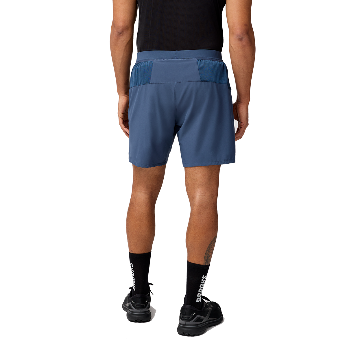 Brooks Journey 7" 2-in-1 Short — Neo Blue — Size Small — Side View