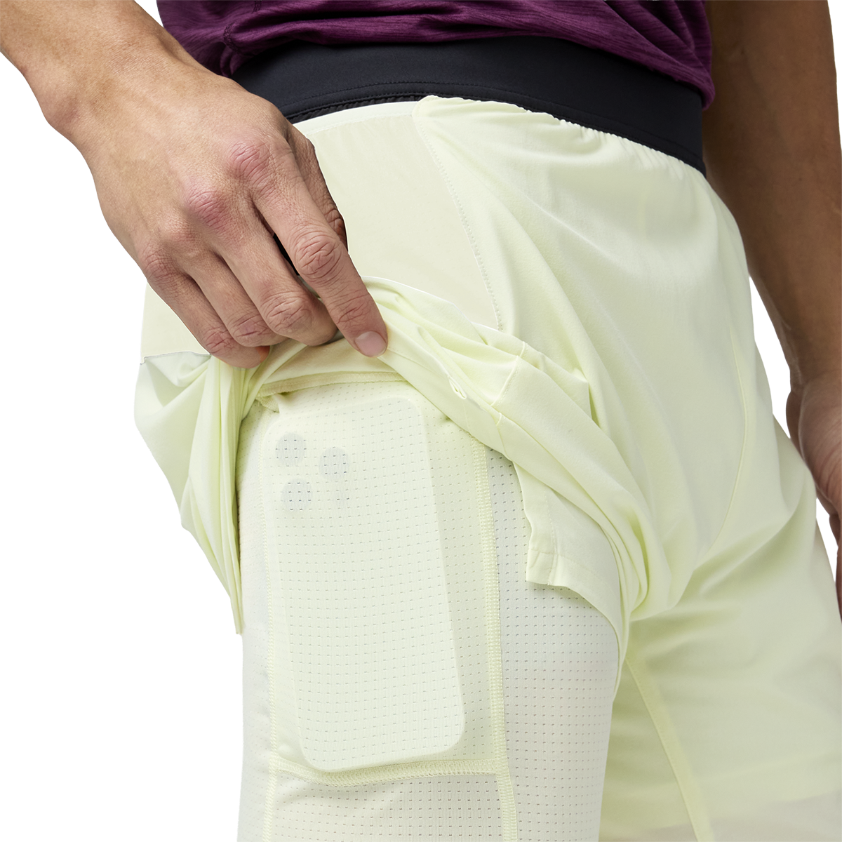 Brooks Journey 7" 2-in-1 Short — Neo Blue — Size Small — Alternate View 26