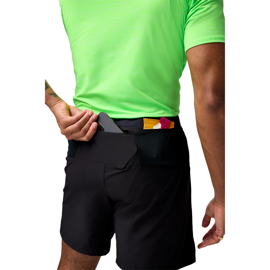 Brooks Journey 7" Short — Black — Size Small — Top View