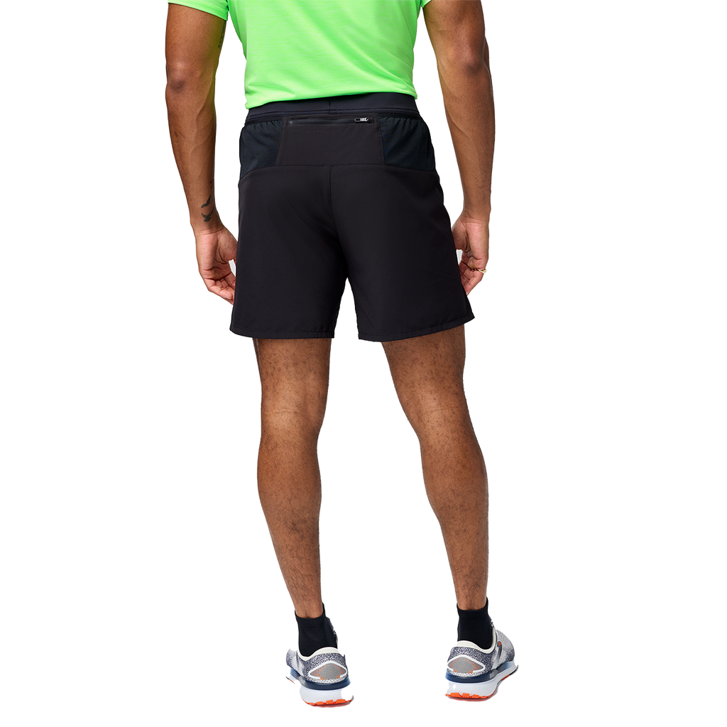 Brooks Journey 7" Short — Black — Size Small — Side View