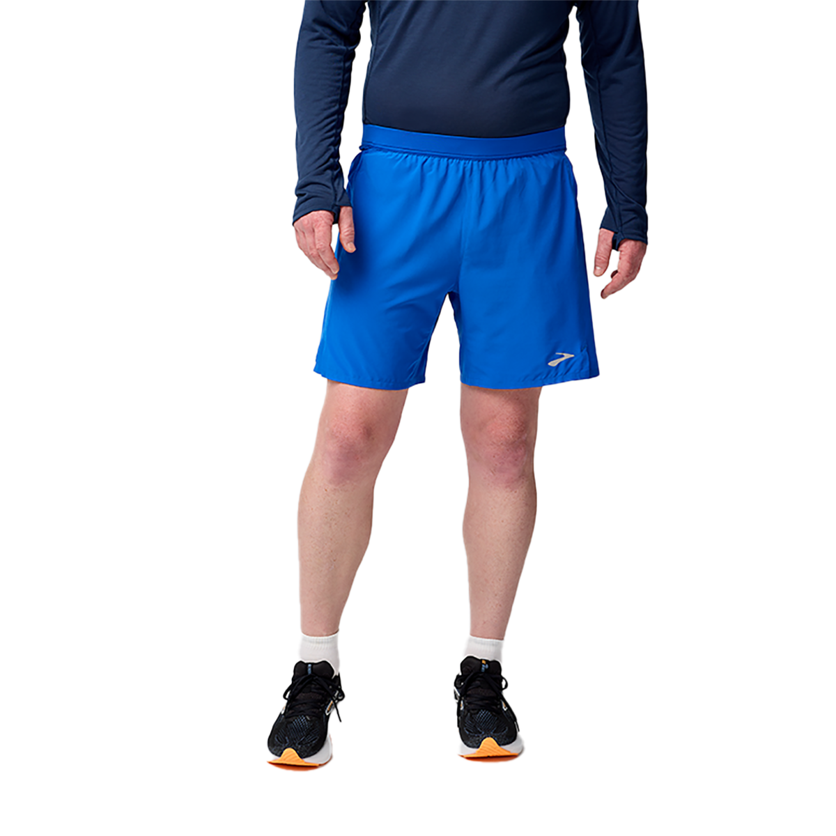 Brooks Journey 7" Short — Black — Size Small — Detail View