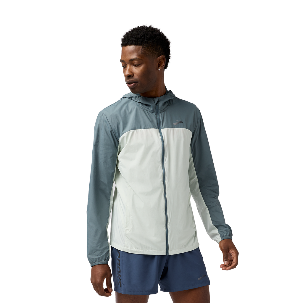 Brooks Canopy Packable Jacket — Black — Size Small — Side View