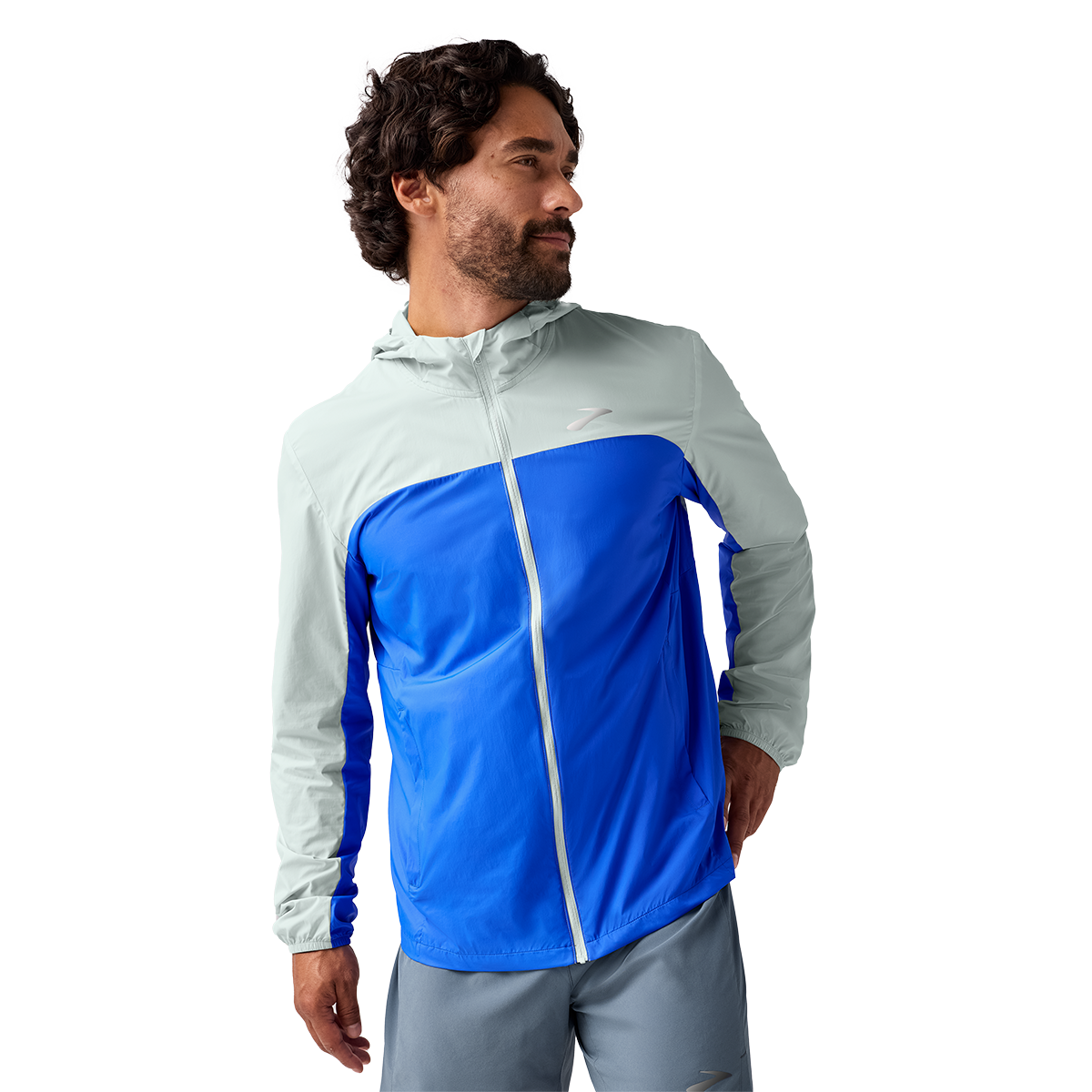 Brooks Canopy Packable Jacket — Black — Size Small — Back View