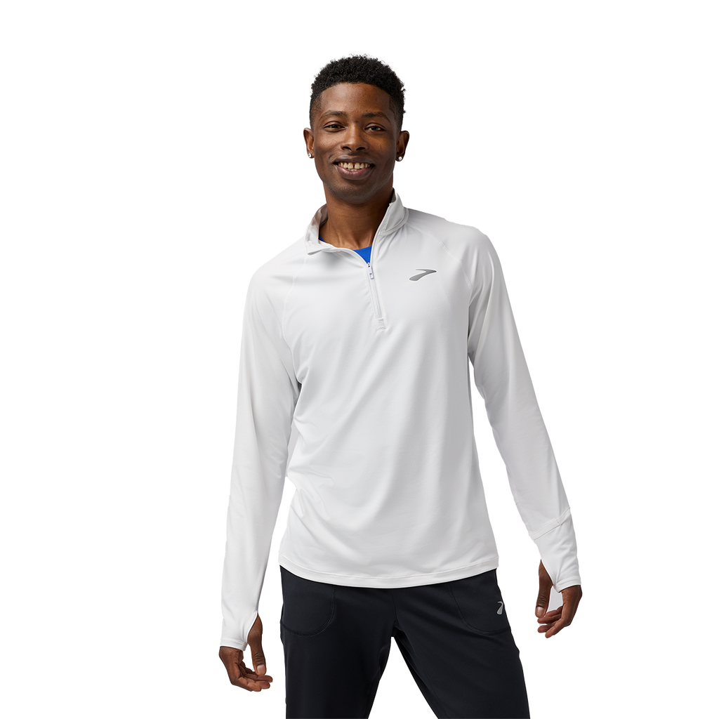 Brooks Dash 1/4 Zip 3.0 — Black — Size Small — Front View