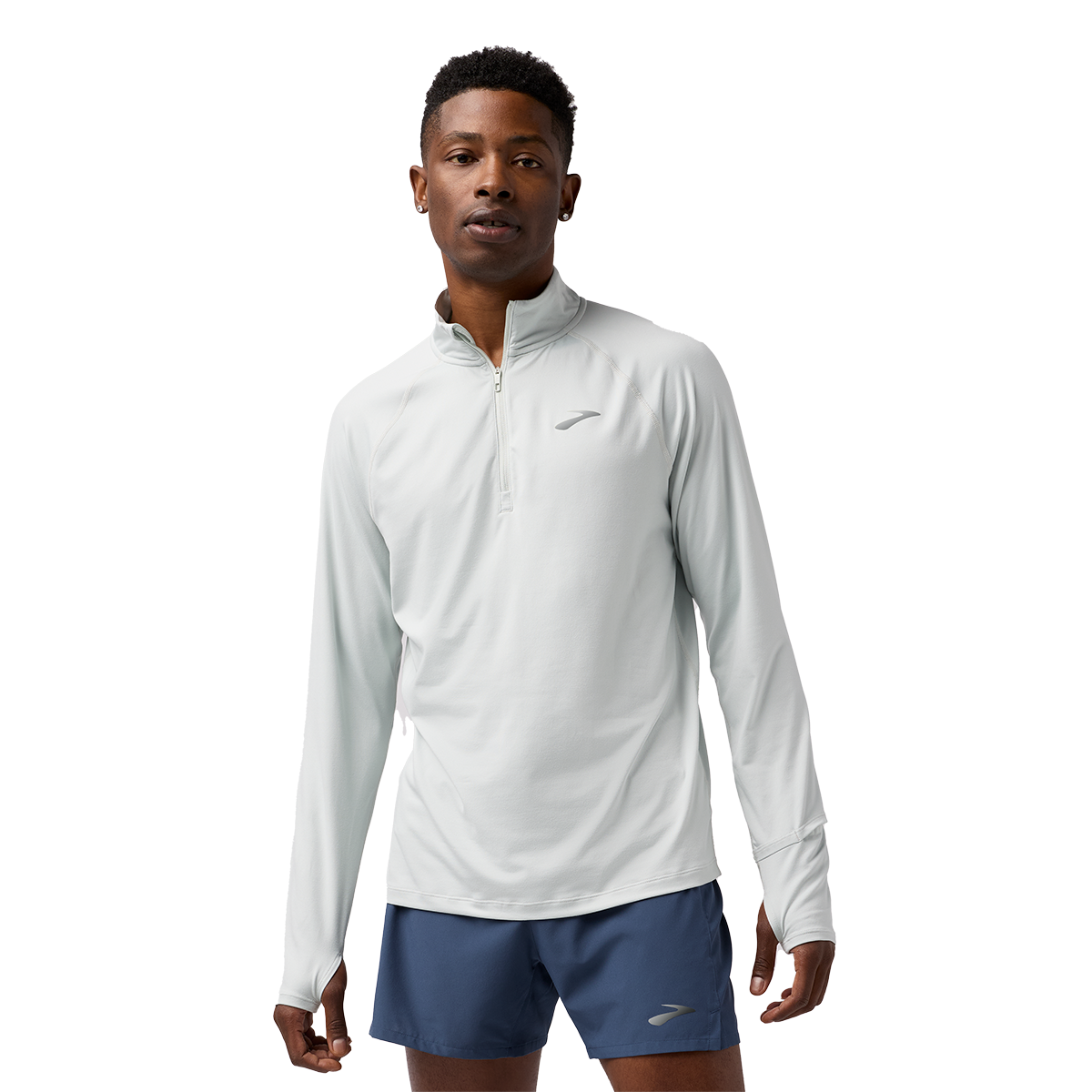 Brooks Dash 1/4 Zip 3.0 — Black — Size Small — Side View