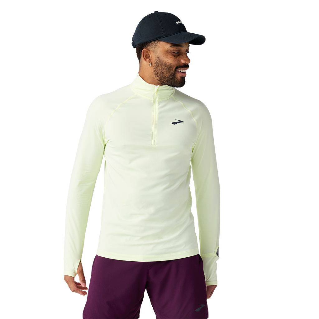 Brooks Dash 1/4 Zip 3.0 — Black — Size Small — Detail View