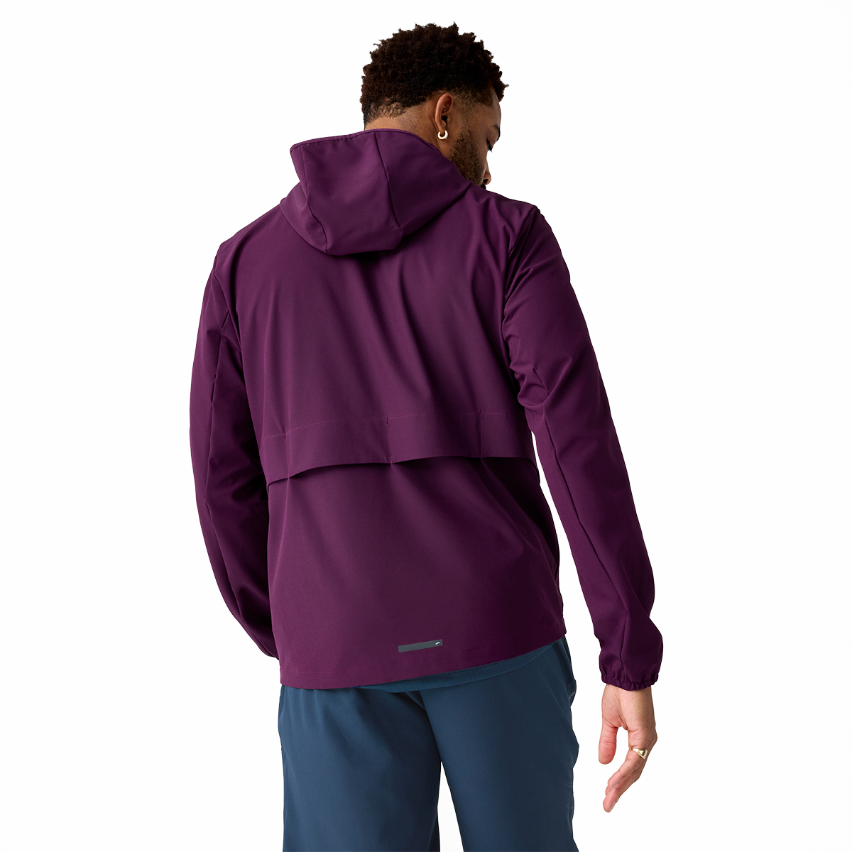 Brooks Canopy Jacket — Burgundy Blaze — Size XSmall — Side View
