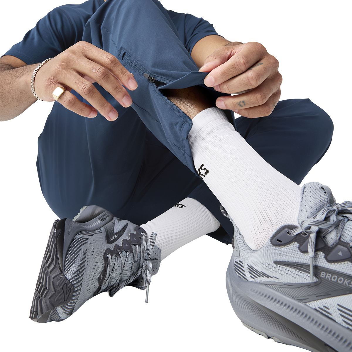 Brooks Canopy Pant — Black — Size XSmall — Detail View