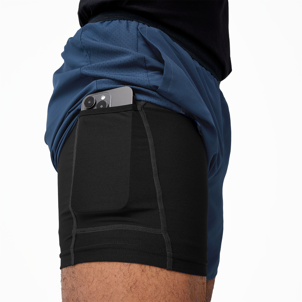 Brooks Dash 2-in-1 Short — Black — Size XSmall — Alternate View 8