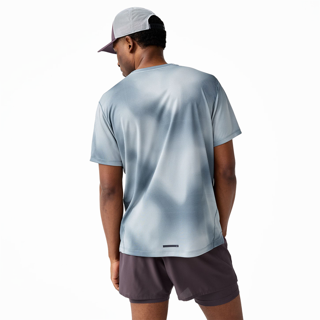 Brooks Dash Short Sleeve Printed — Euphoryc Luminary — Size XSmall — Side View