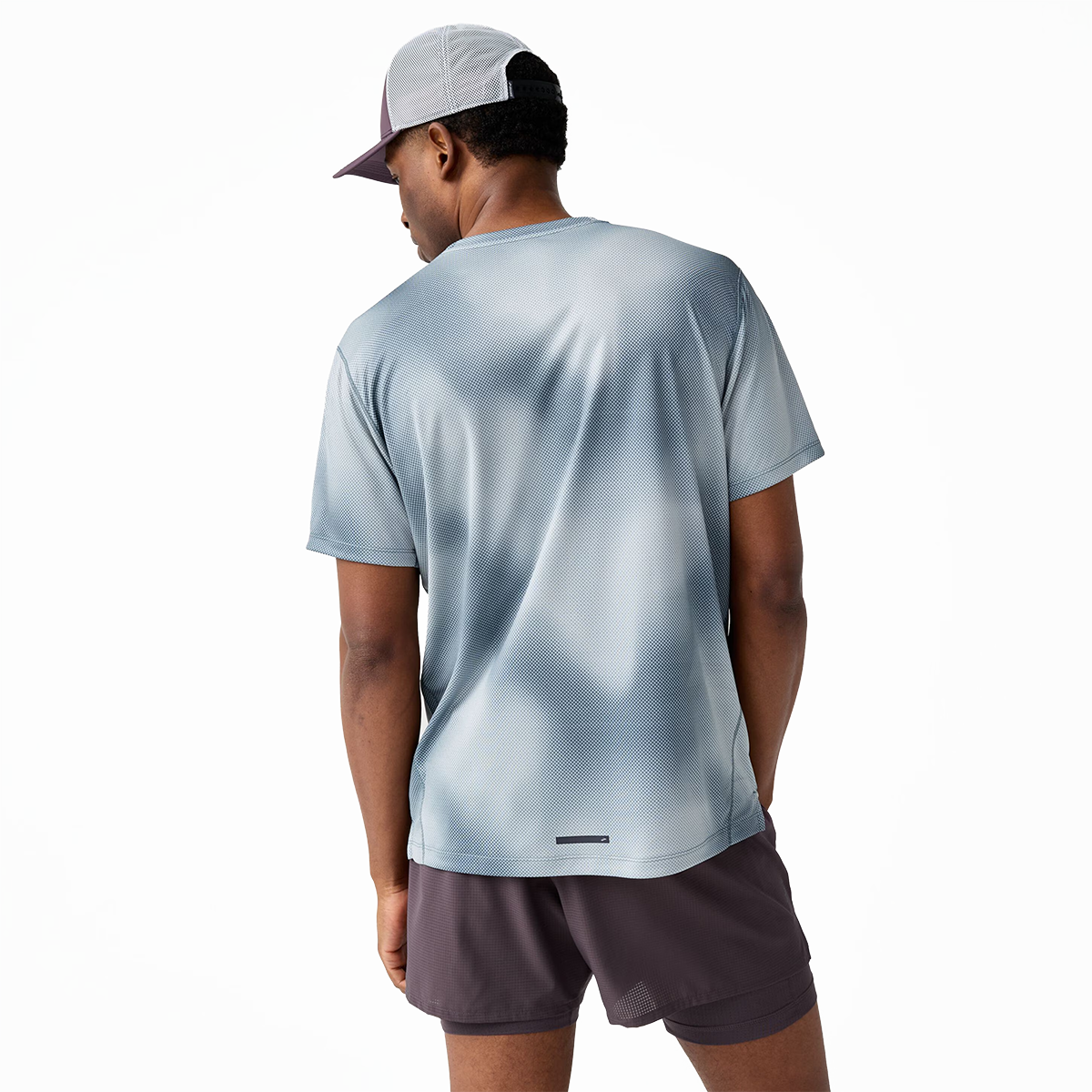 Brooks Dash Short Sleeve Printed — Euphoryc Luminary — Size XSmall — Side View