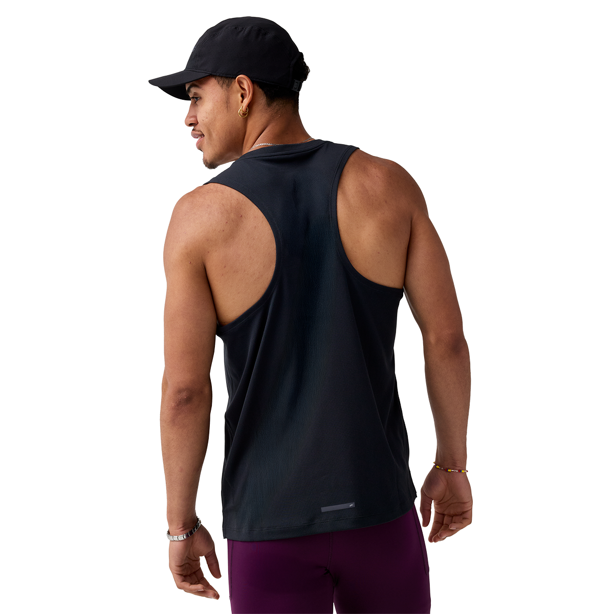 Brooks Dash Singlet — Black — Size XSmall — Alternate View 8