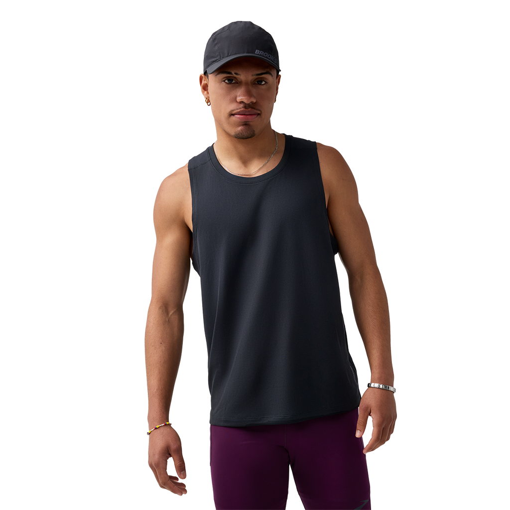 Brooks Dash Singlet — Black — Size XSmall — Alternate View 7