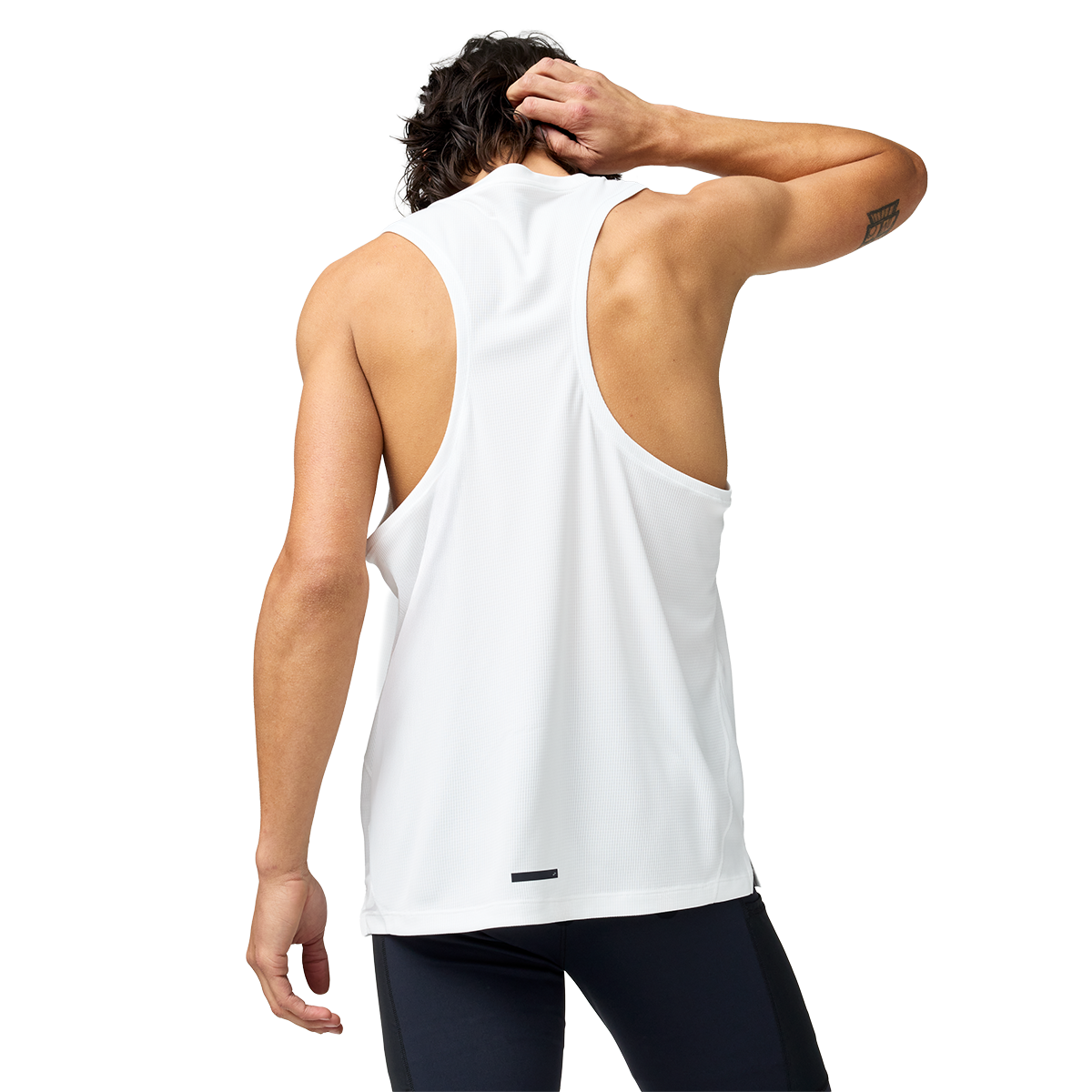 Brooks Dash Singlet — Black — Size XSmall — Side View