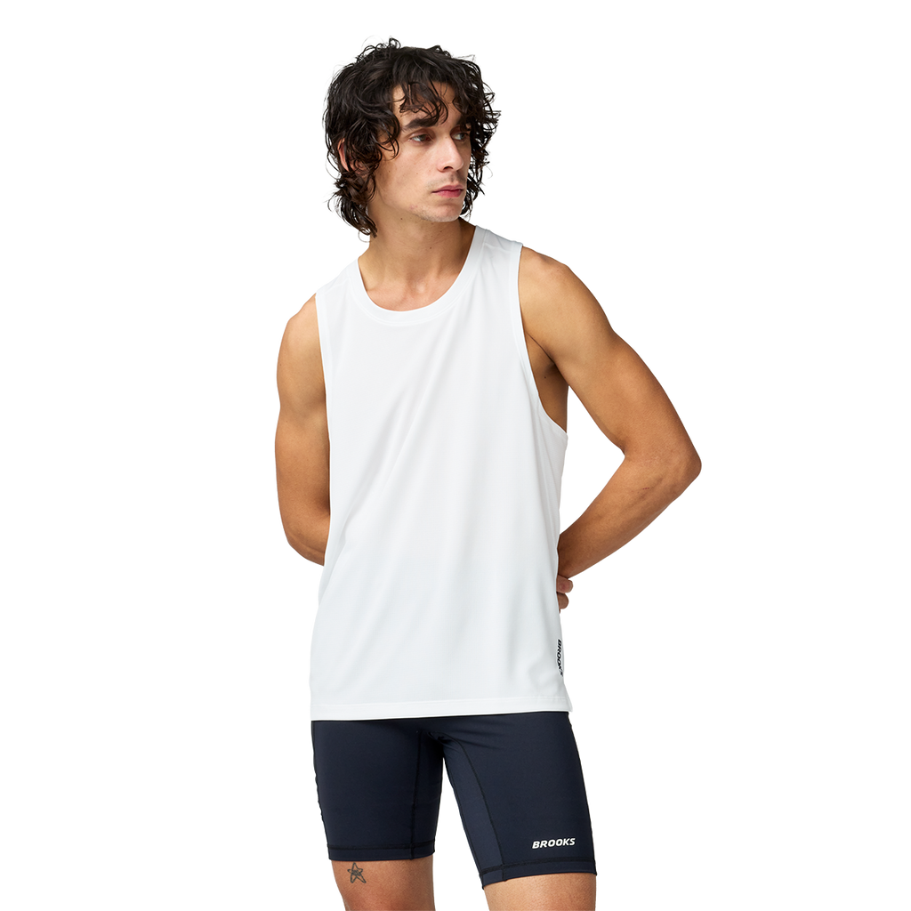 Brooks Dash Singlet — Black — Size XSmall — Front View