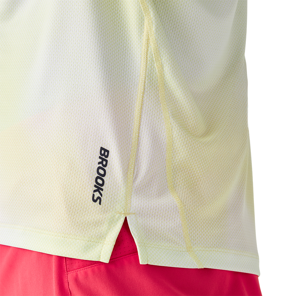 Brooks Dash Singlet Printed — Euphoryc Luminary — Size XSmall — Back View