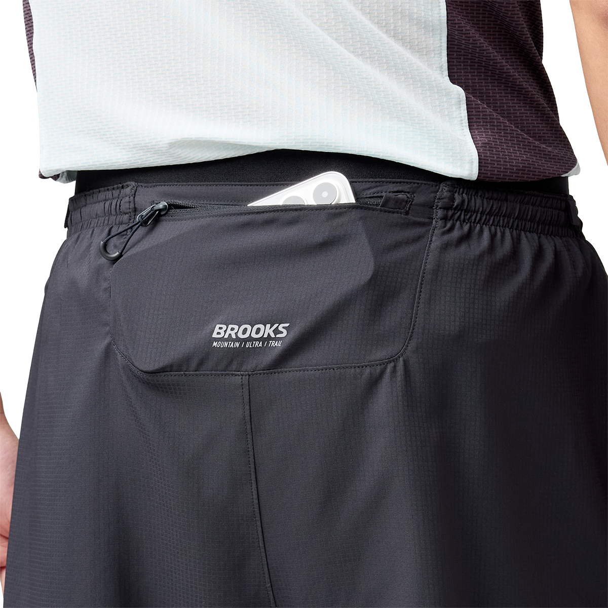 Brooks Cascadia Short — Atomic Blue — Size XSmall — Alternate View 9
