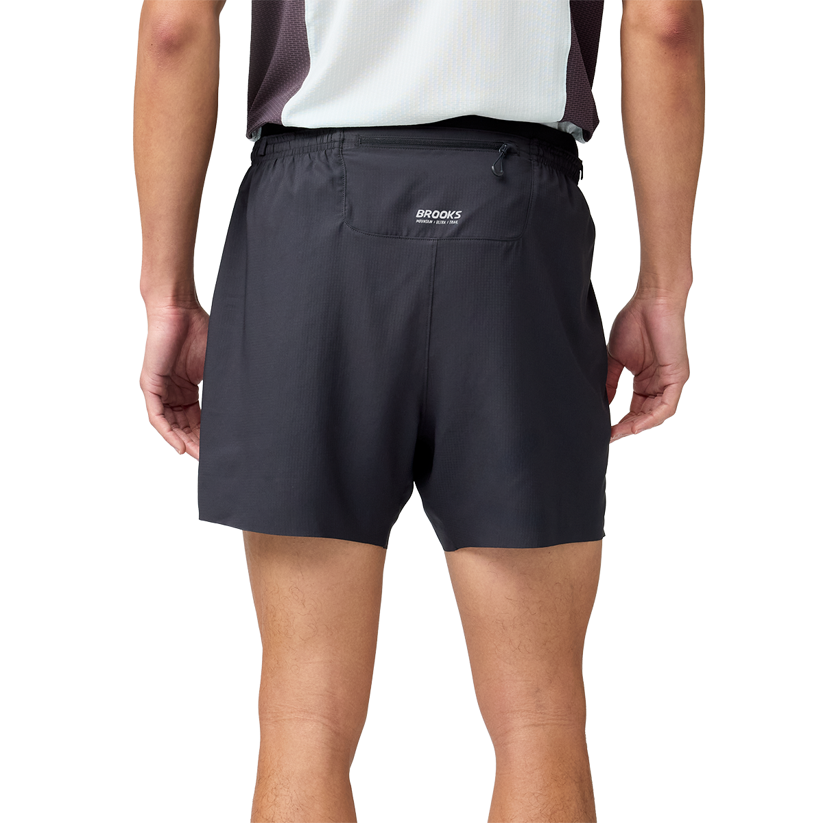 Brooks Cascadia Short — Atomic Blue — Size XSmall — Lifestyle View