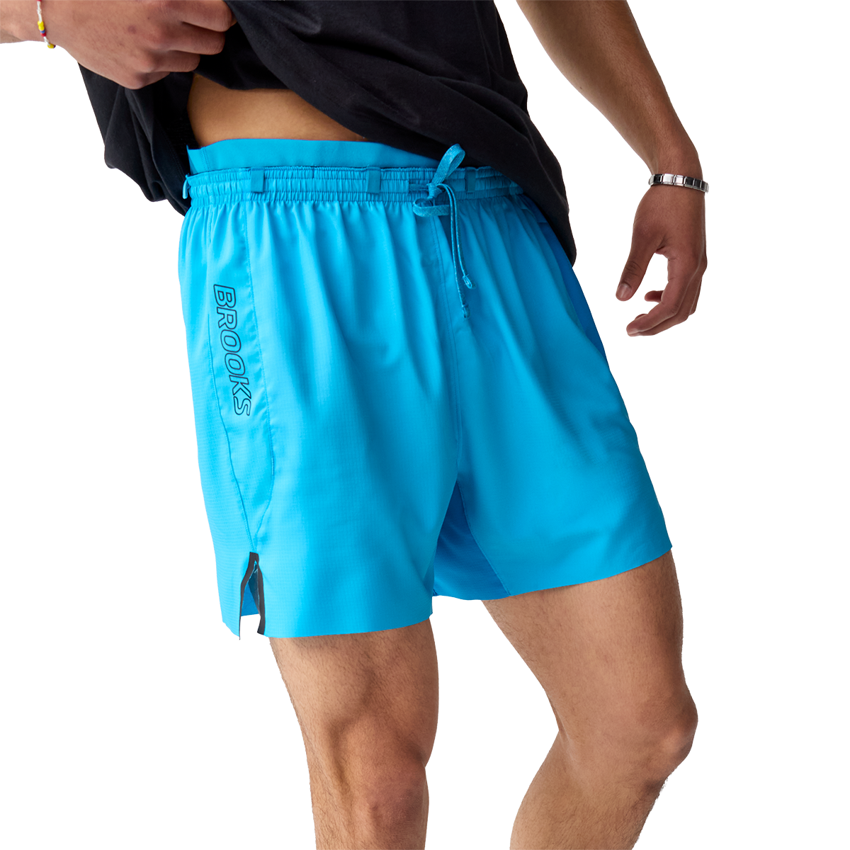 Brooks Cascadia Short — Atomic Blue — Size XSmall — Front View