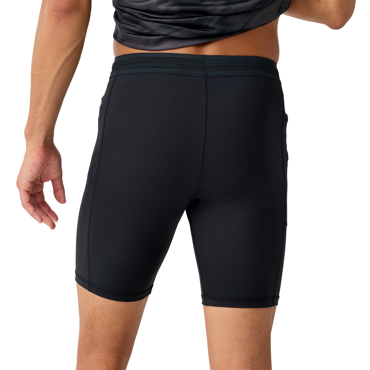 Brooks Dash Half Tight — Black - Mint — Size Small — Side View