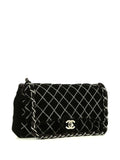 Chanel Pre Owned 2010S Timeless Velvet Shoulder Bag — Same as shown — Size One Size — Back View