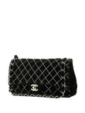 Chanel Pre Owned 2010S Timeless Velvet Shoulder Bag — Same as shown — Size One Size — Detail View