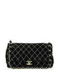 Chanel Pre Owned 2010S Timeless Velvet Shoulder Bag — Same as shown — Size One Size — Front View