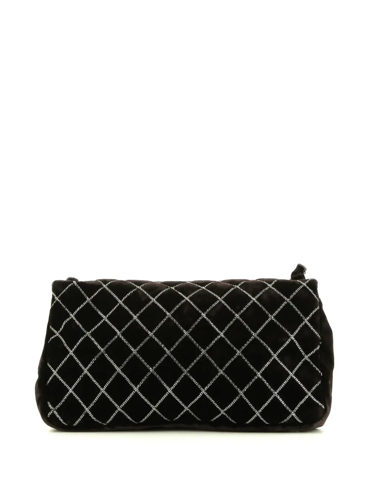 Chanel Pre Owned 2010S Timeless Velvet Shoulder Bag — Same as shown — Size One Size — Side View