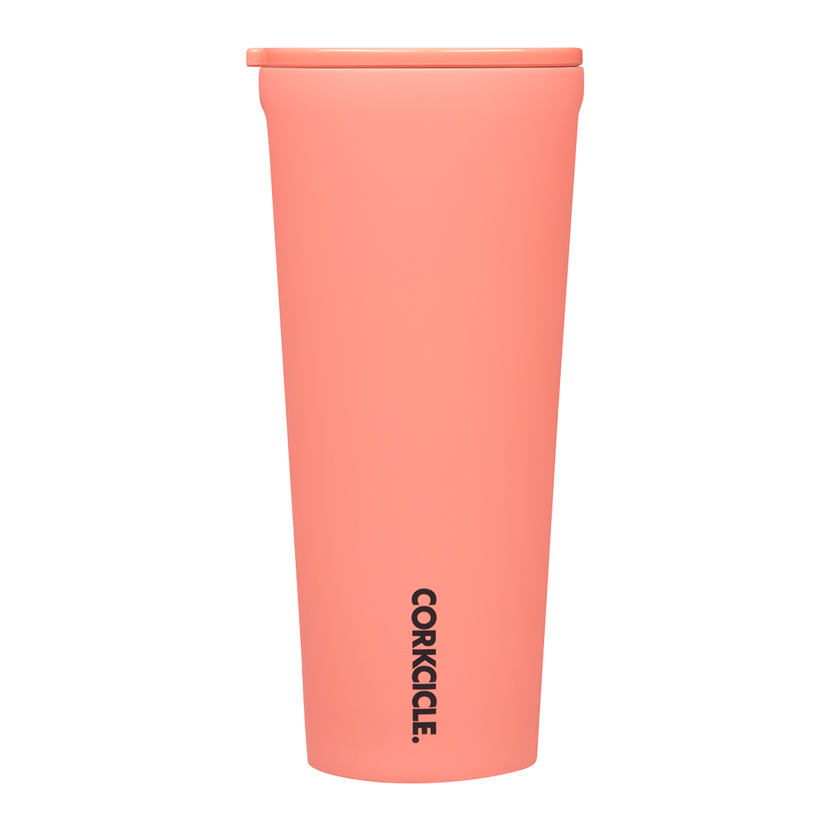 Corkcicle Tumbler 24oz — Coral — Size 24oz — Top View
