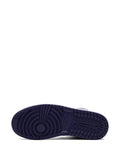 Air Jordan 1 Mid Blueberry Sneakers — Purple/White — Size US M 11.5 - US W 13 — Lifestyle View