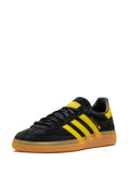 adidas Handball Spezial Suede Sneakers — Black/Yellow — Size US M 10 - US W 11.5 — Detail View