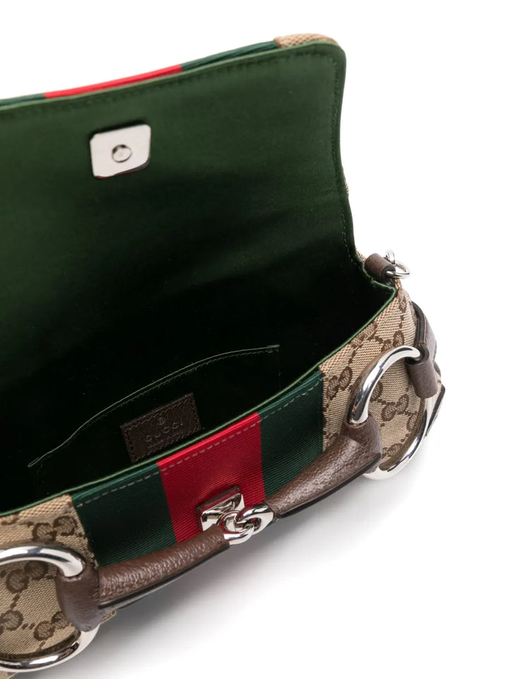 Gucci Small Horsebit Chain Shoulder Bag — Same as shown — Size One Size — Detail View