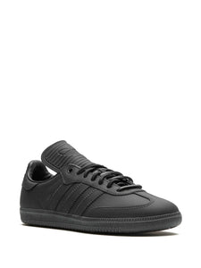 adidas X Pharrell Humanrace Samba Charcoal Sneakers — Charcoal Grey — Size US M 6 - US W 7.5 — Detail View