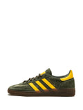 adidas Handball Spezial Tri/Yellow Sneakers — Green/Yellow — Size US M 9 - US W 10.5 — Detail View