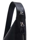 Courreges One Naplack Leather Shoulder Bag — Same as shown — Size One Size — Detail View