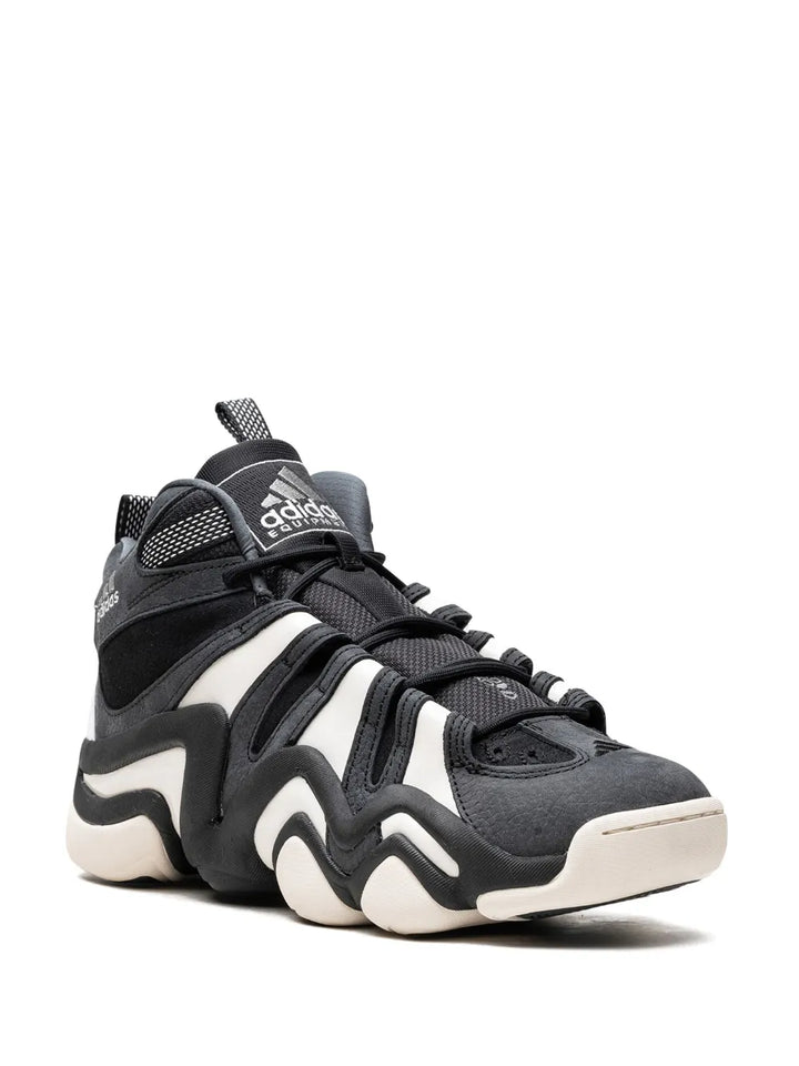 adidas Crazy 8 Black/White Sneakers — Black/White — Size US M 10.5 - US W 12 — Side View