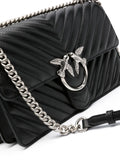 Pinko Love Bird Quilted Shoulder Bag — Same as shown — Size One Size — Top View